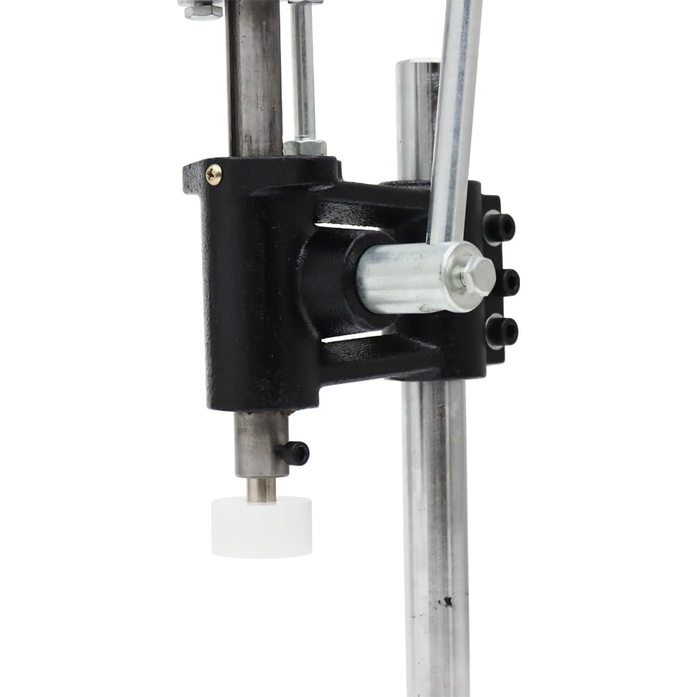 INTBUYING Hand Press Machine for Leather Hole Stitching Machine with Press Head Crafting, Punch, Tool, Die-Cutting
