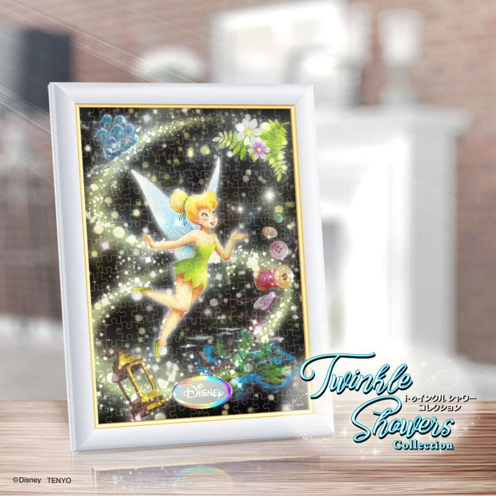 Tenyo [Made In Japan] 266-Piece Gyutto Series Jigsaw Puzzle Disney Peter Pan Pixie Dust Sparkle Tinker Bell Stained Art (18.2x25.7cm) DSG-266-970
