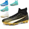 Large Size 45 46 47 Football Shoes, Men's High-top AG Spikes Artificial Grass Competition Training Shoes Men