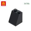 53 шт./лот 3678 Черепица 2x2x2 точки 65 градусов Блок Аксессуары Hue для Моделирования Совместимые с Кирпичиками DIY Игрушка для Детей Сборка