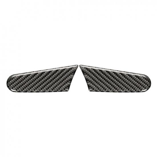 2x Carbon Fiber Rearview Mirror Sticker Decoration Cover For Porsche Macan 14-21