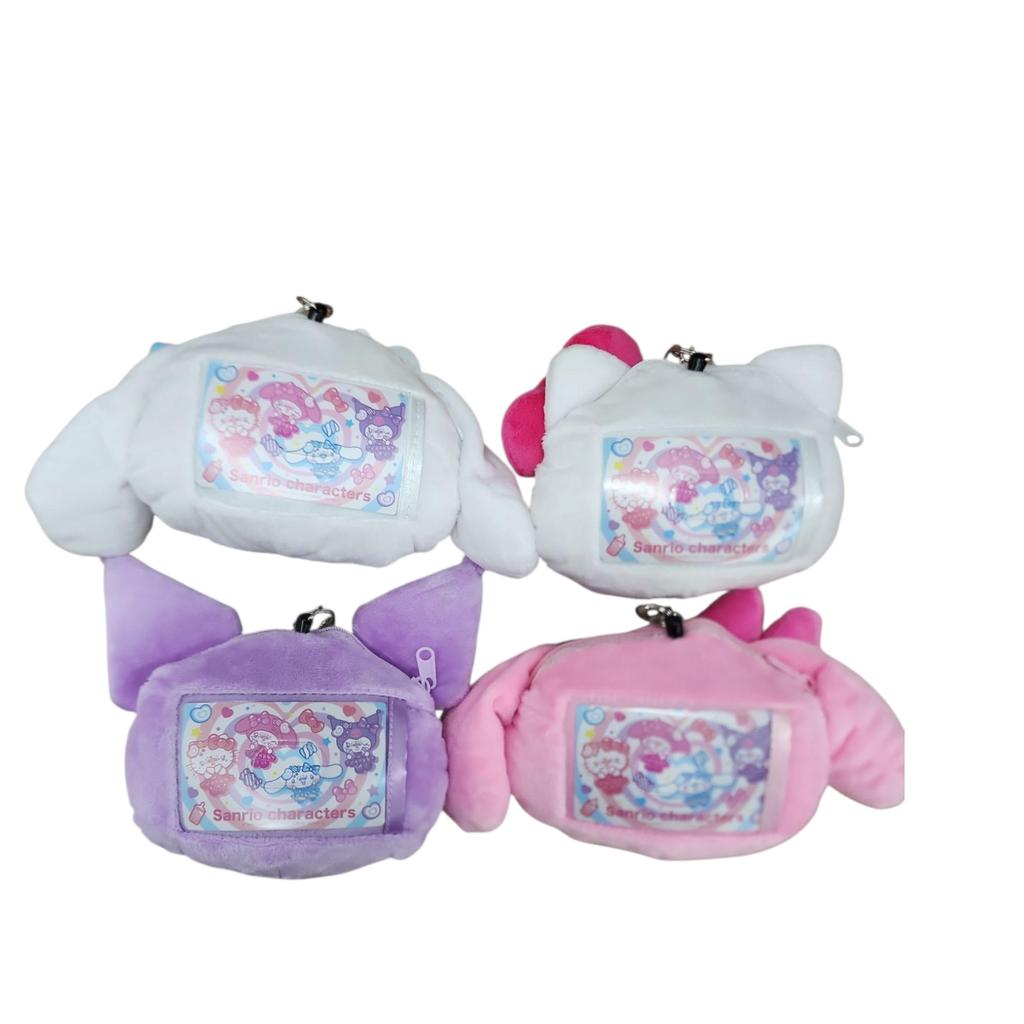 Hatayama Shoji Sanrio Лицо Катушка Пропускной Чехол Декора Куроми В11 x Ш13см 63203116 Прибл.