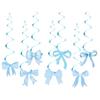 Bow Theme Happy Birthday Banner Paper Backdrop Decor New Hanging Garland  Party Supplies