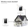 Мини-комплект дверного звонка с 5 уровнями громкости, работающий от батареи/USB, комплект дверного звонка для дома, класса, офиса