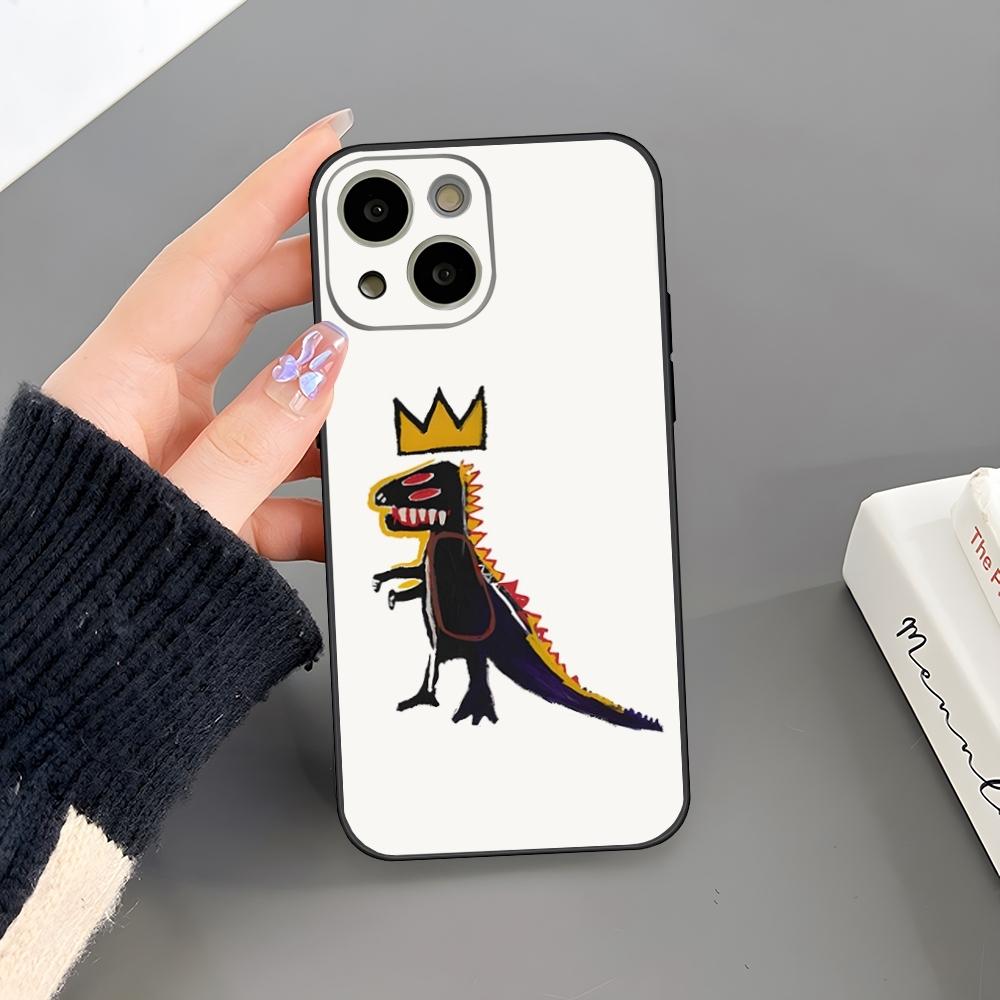 Чехол для телефона B-Basquiat Art Graffitis для iPhone 15 Pro Max 14 Pro 16 Plus 12 13 11 Xr X Xs 8 7 Plus Силиконовая задняя крышка