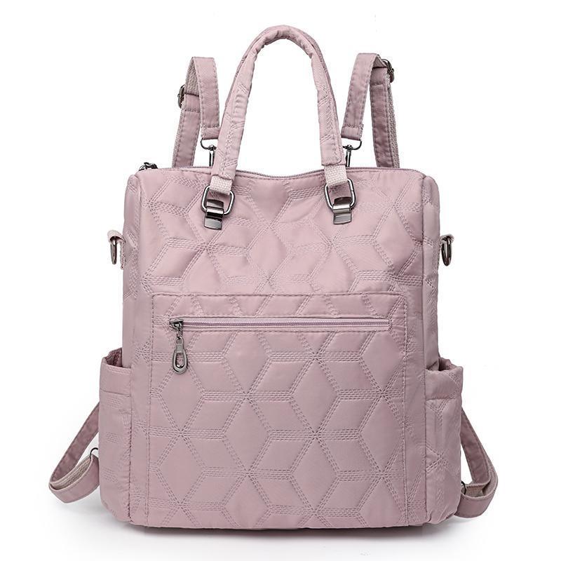 Многофункциональный рюкзак женский мягкий кожаный сумка через плечо сумка