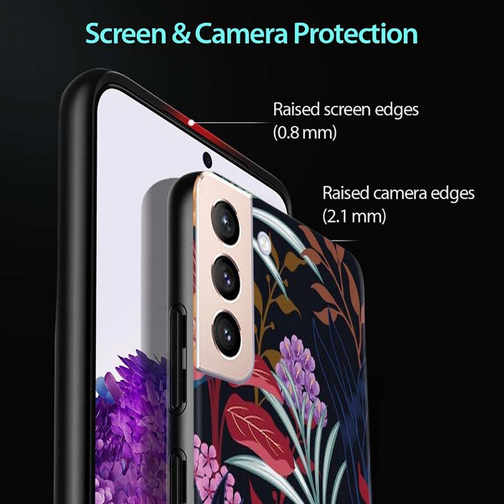 Чехол для Samsung Galaxy S21 S20 S10 S9 S8 Plus Ultra 5g S10lite S10e S7edge S20 S21 Fe, винтажный чехол с банановым листом и цветком