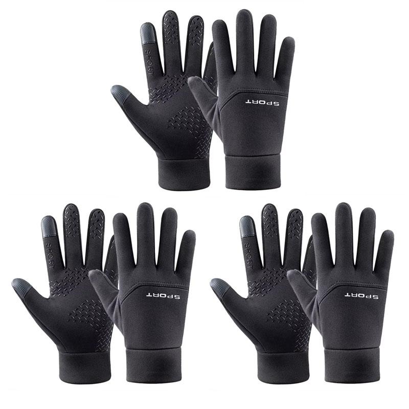 1/2/4pairs Winter Biker Gloves For Men Women Motorcycle Touchscreen Waterproof Warm Windproof Gloves Cycling Snowboard Ski Sport