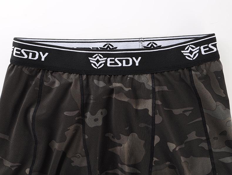 Мужской утепленный спортивный костюм ESDY для активного отдыха, альпинизма и фитнеса - Комплект термобелья Осень/Зима