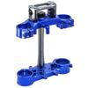 ZETA RACING Exclusive Triple Clamp Kit for Large Diameter Bars Blue Increased Rigidity Position Adjustment Machined Aluminum F4558 Model Dirt Freak