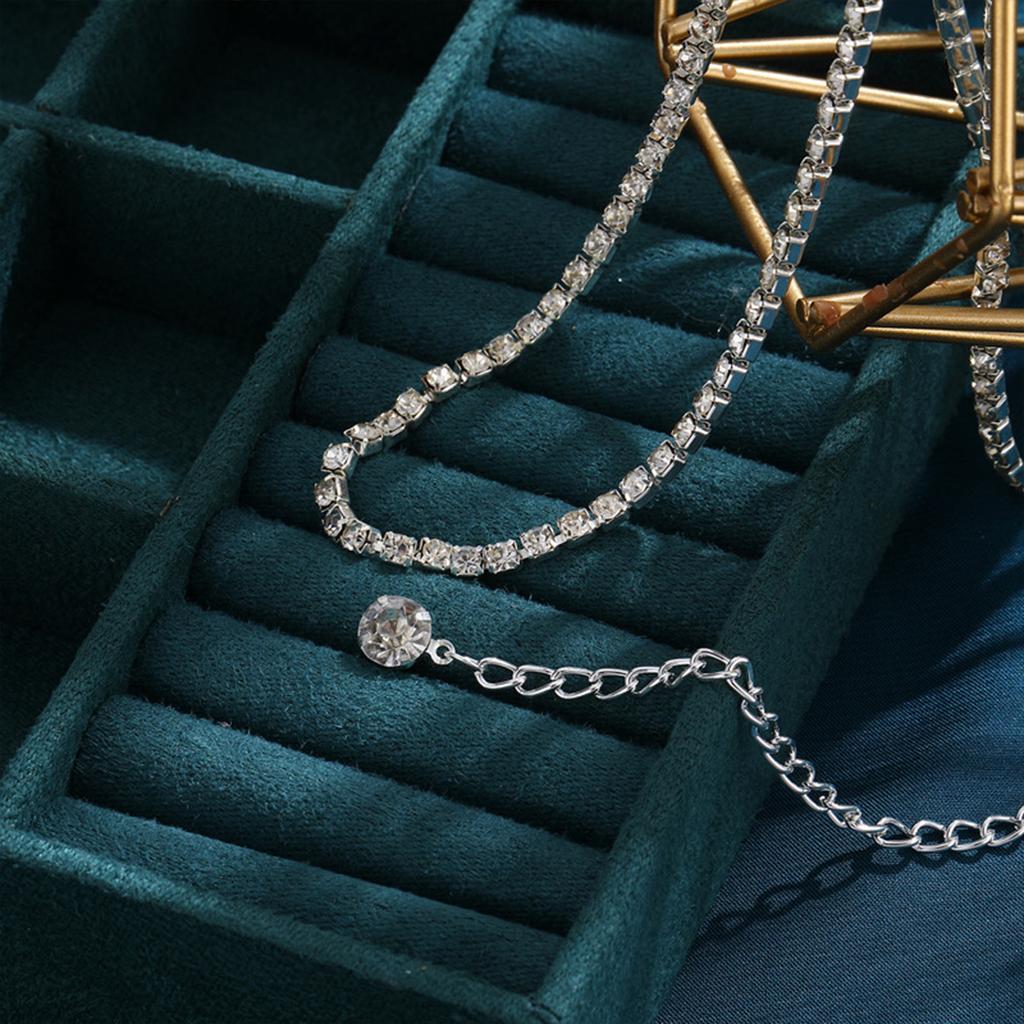 Single Layer Body Chain For Women Shining Glitter Rhinestone Body Chain Summer Outdoor Beach Decoration Sexy Waist Chain 1pc