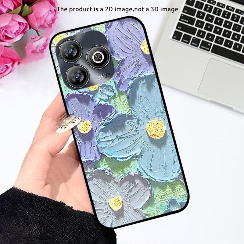 Для ZTE Blade V60 Smart 4G Чехол Модный Мультяшный Силиконовый Мягкий TPU Бампер Для ZTE Blade A75 4G Чехол для Телефона V60Smart Защитный Корпус