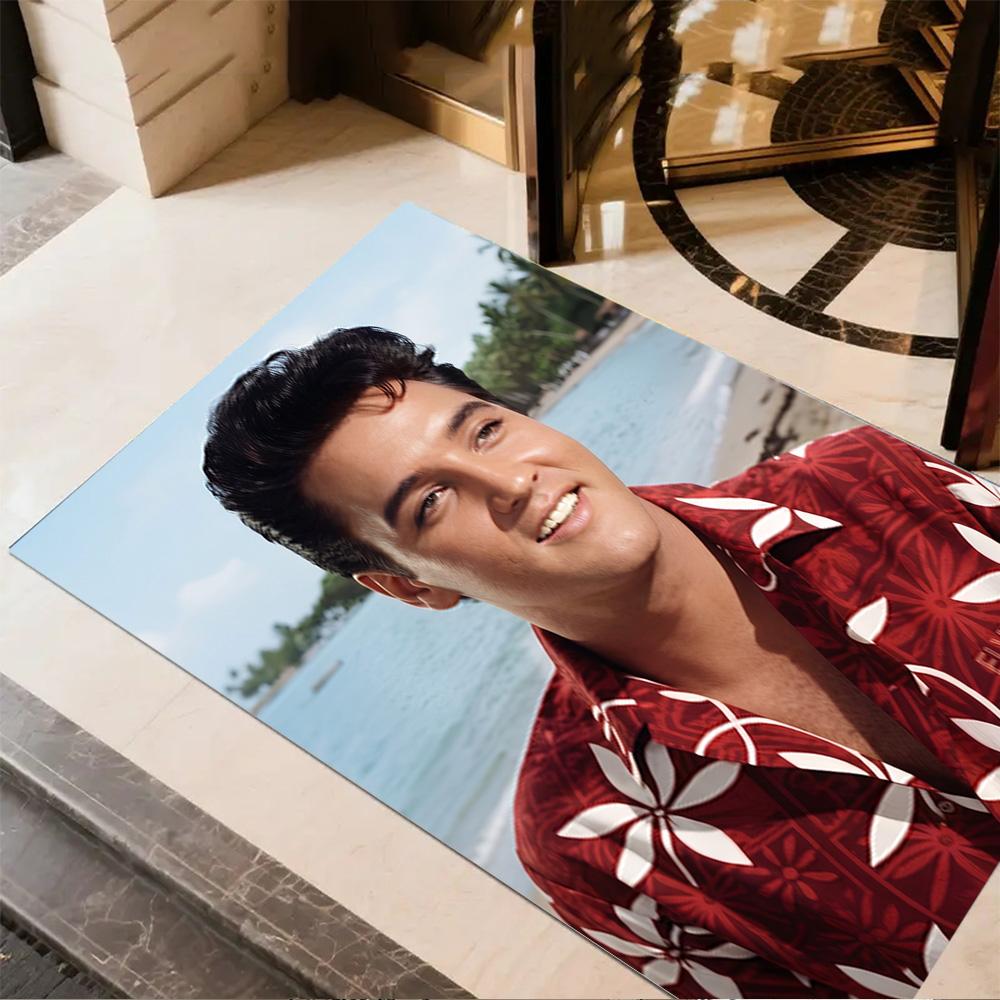 Elvis Presley's Iconic Jacket Floor Mat Perfect for Study room Playrooms Dining Room Entryway Antislip Carpet Anime Office Decor Wedding Party Gift