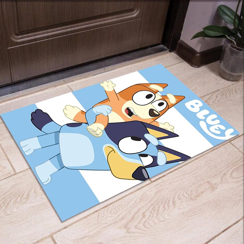 Bluey Printed Carpet,Rug,for Office Chair Living Room Bedroom Kitchen Room Decor Gifts.