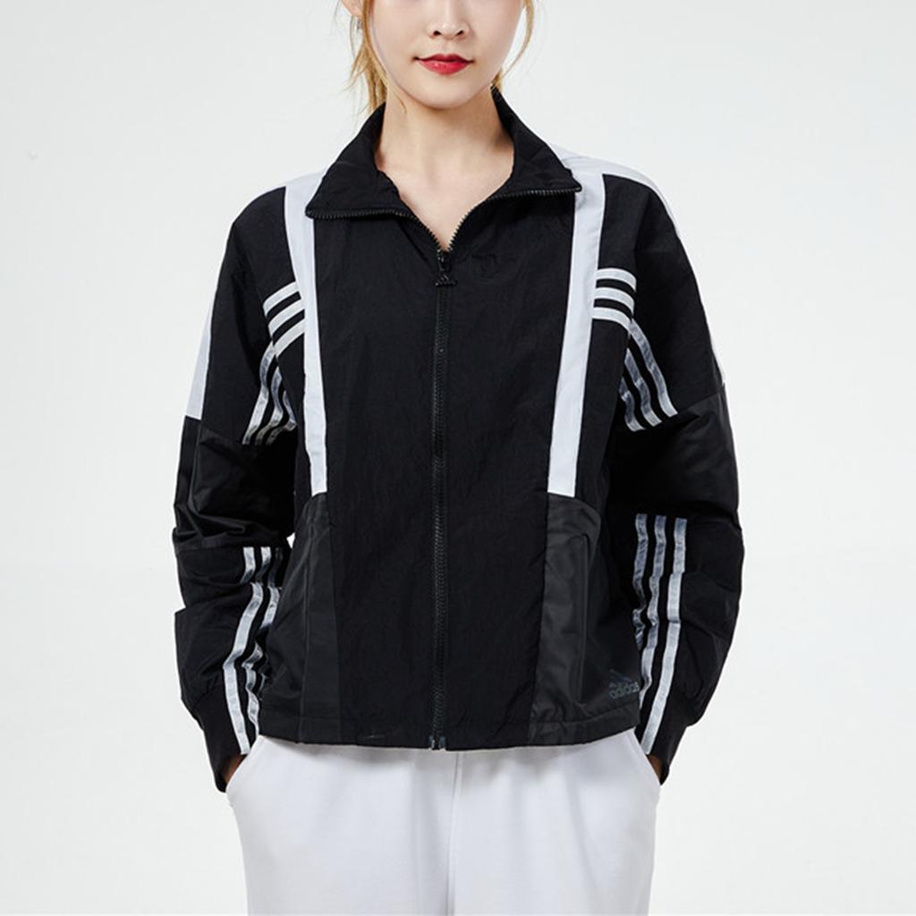adidas Куртки Женские Черные С Капюшоном Умеренные Другие H09730