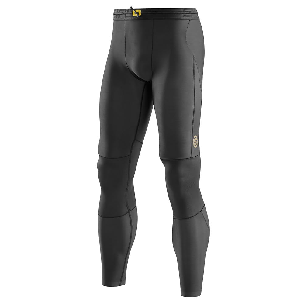 Skins Длинные компрессионные длинные размера L СЕРИИ-5 Мужские тайтсы, Одежда, Нижнее белье, Тайтсы, 18171510, Черный,