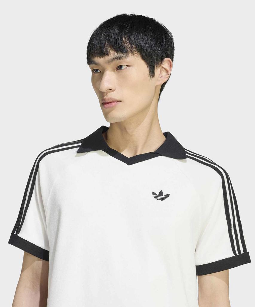 adidas Поло с ворсом - Облачно-белый / Kw7399