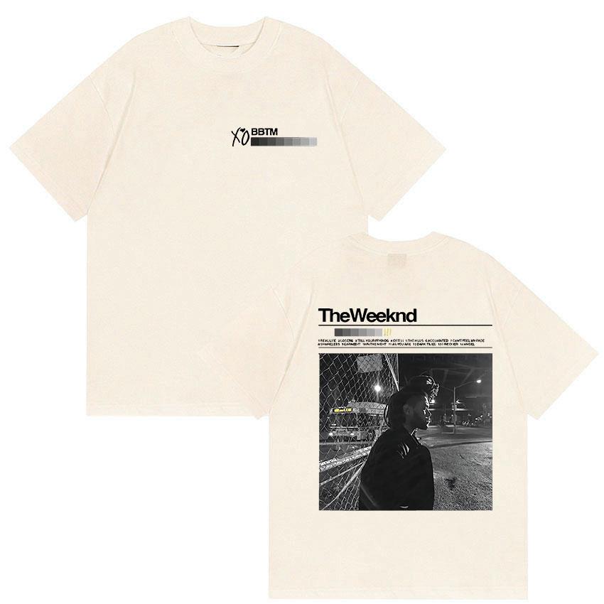 Ограниченный выпуск Альбом The Weeknd XO 2026 Мерч Футболки Унисекс Ретро Стиль Готическая Одежда Футболка Уличный Хип-Хоп Хлопковая Футболка