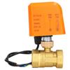 Motorized Ball Valve 2 Wire 2 Way Normally Open DN25 Brass ABS Synchronous Motor AC220V
