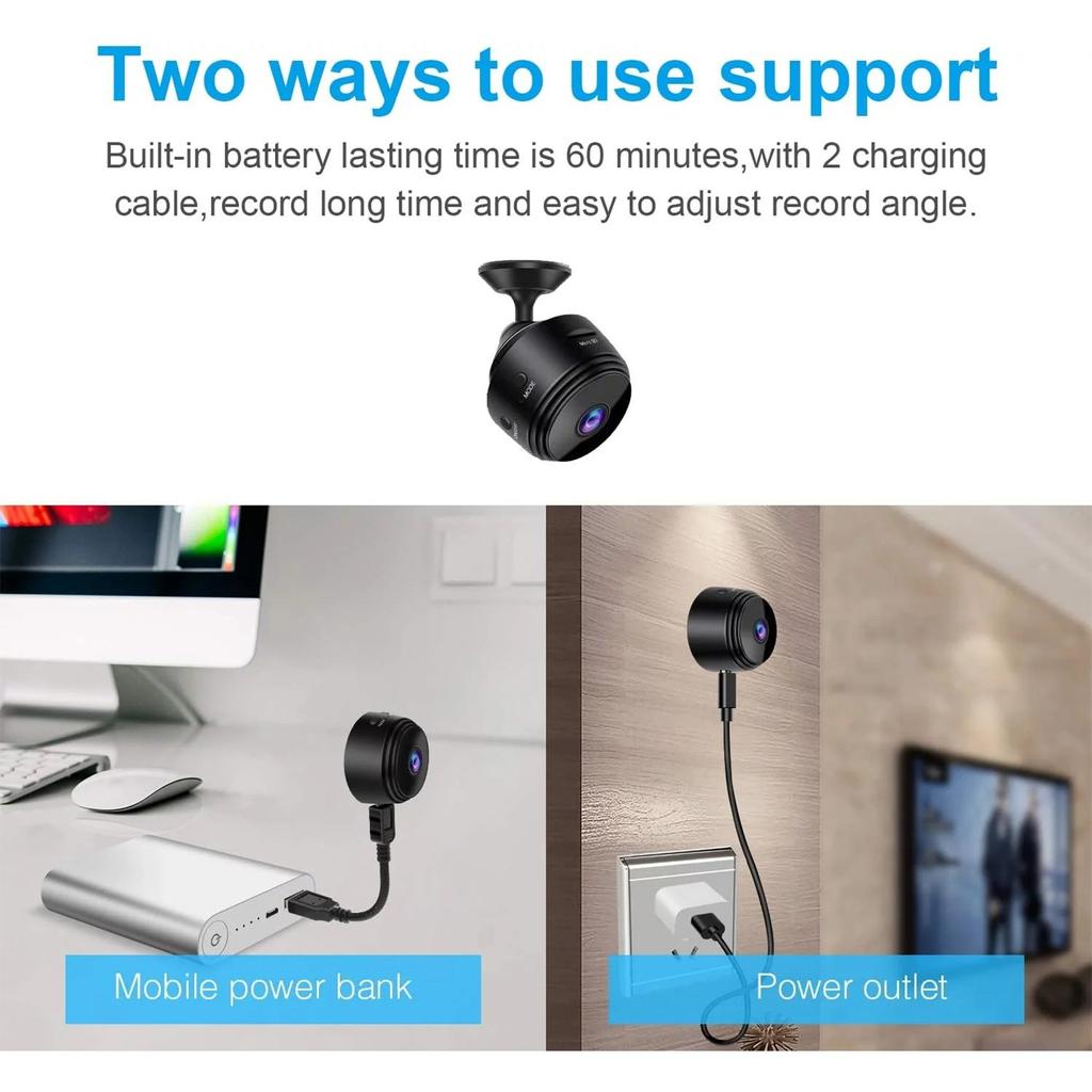 Камера A9 HD Домашняя Wi-Fi Детская камера наблюдения Спорт на открытом воздухе 1080P Ночная камера