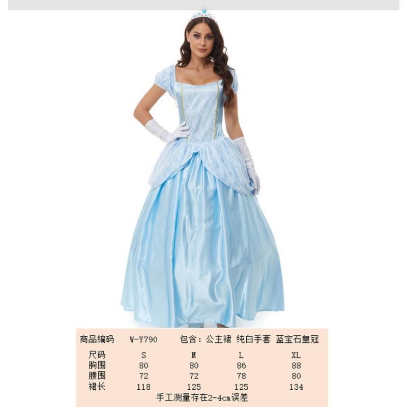 Halloween Snow White Fairy Tale Cinderella Dress Adult Masquerade Ball Christmas Costume Show