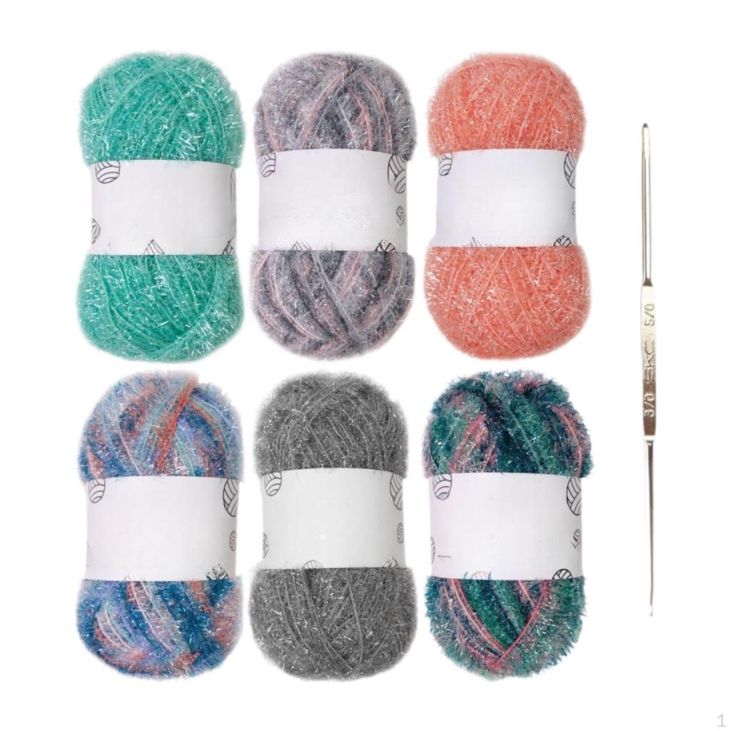 Scrubby Yarn Нитка для кухонного полотенца Удобная моющаяся, легкая в переноске, ручная вязка крючком для посуды