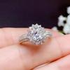 Trendy Luxury Cubic Zirconia Ring for Women AAA CZ Engagement Wedding Rings Fashion Jewelry Party