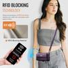 For iPhone 13 mini 5.4 inch Case CASEME C39 RFID Blocking Zipper Wallet Stand Leather Cover with Strap
