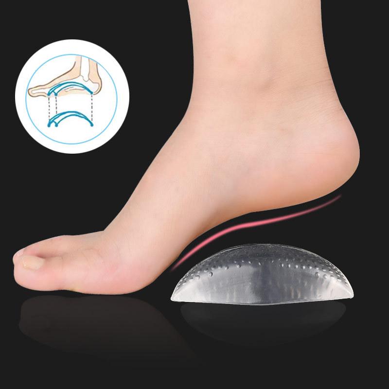 1 Pair Arch Support Foot Insole Brace Flat Feet Insoles Relieve Pain Foot Care Shoes Pad Silica Gel