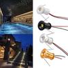 Прочный Мини-Светодиодный Спот 1 Вт DC12V 3000K Теплый Свет Встраиваемый Светильник Точечный Светильник для Шкафа Внутреннее Освещение