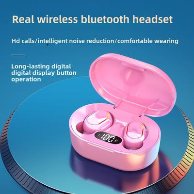 Bluetooth-гарнитура с цифровым дисплеем, беспроводная спортивная стереогарнитура с наушниками-вкладышами