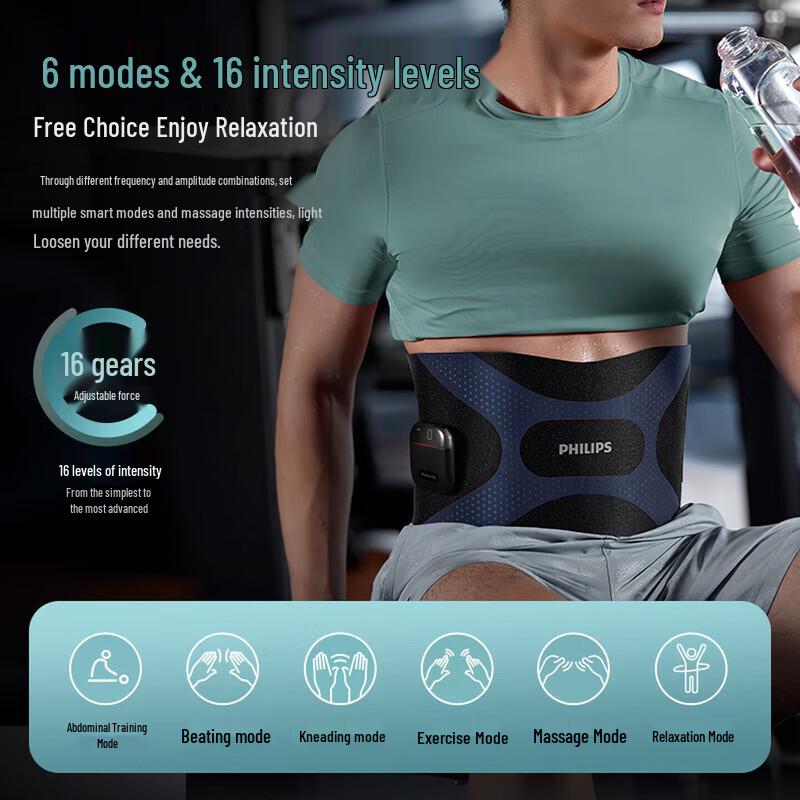 Philips Smart Heated EMS Waist Massager Belt CN plug (adapter included)