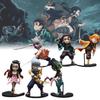 Demon Slayer 6pcs Kamado Nezuko Figurine Anime Model Sculpture Toys Gifts Xmas