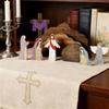 9 Pcs Handmade Craft Empty Tomb Scene Set Realistic Christian Decor  Office Decor