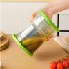 Clear Pickle Vegetable Jar Hourglass Type Pickle Juice Separator  Storing Pickles