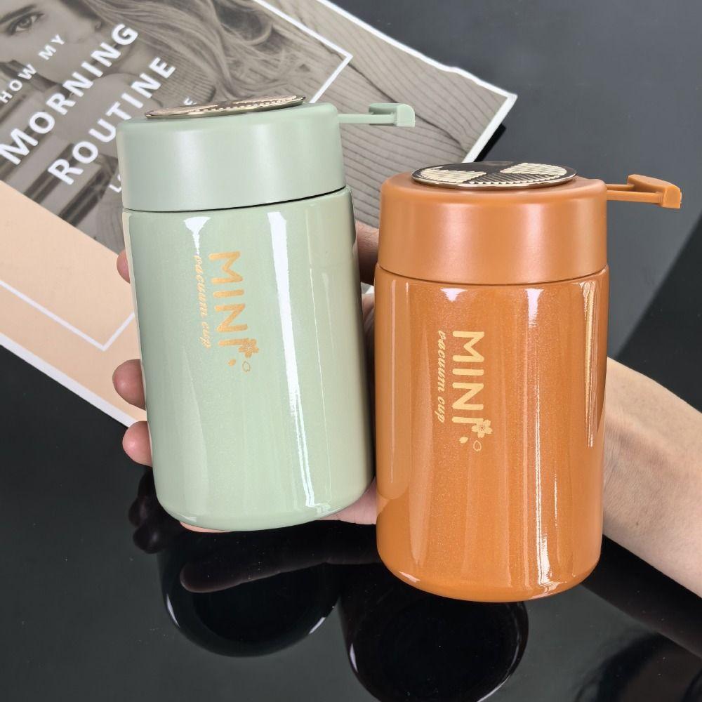 Stainless Steel Portable Vacuum Flask Insulated Thermal Water Bottle Mini Thermos Cup Coffee Tea