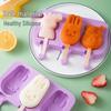 **Food-Grade Silicone Ice Pop Molds for Homemade Popsicles**
