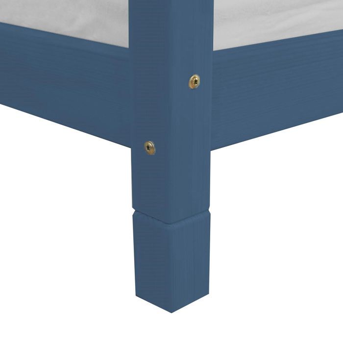 6 pieds de lit 10 cm FOOT bleu marine