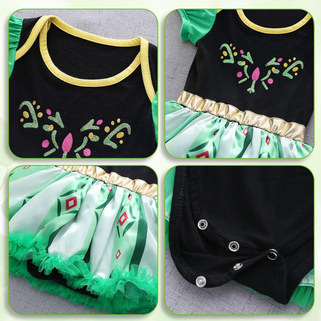 Princess Princess One with Transform Into a Celebration [Formemory] Dress, Costume, Baby, Kids, Piece, Children's Dress, Girls, Halloween, Romper,