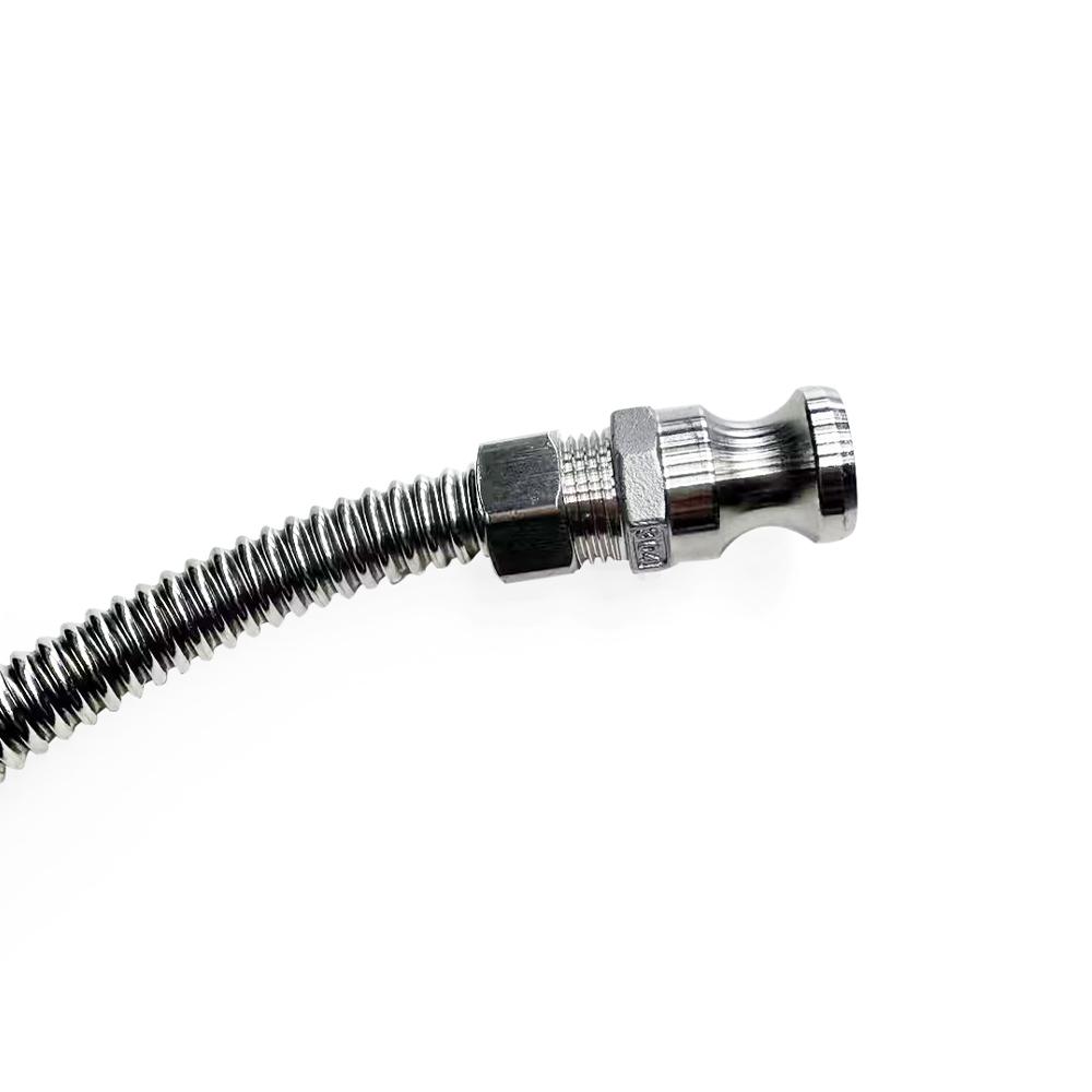 kegland 40/80см Комплекты гибких рычагов из нержавеющей стали 1/2 дюйма Тип F Camlock Аксессуары для пивных кег Домашнее пивоварение Барные инструменты