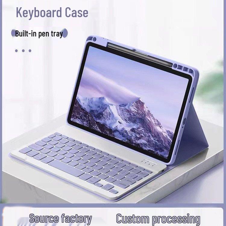 Huawei Honor Enjoy SE Tablet Case with Pen Slot & Bluetooth Keyboard for MatePad Pro 11/10.8