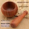 Деревянная ступка для чеснока и трав – Традиционная ступка и пестик