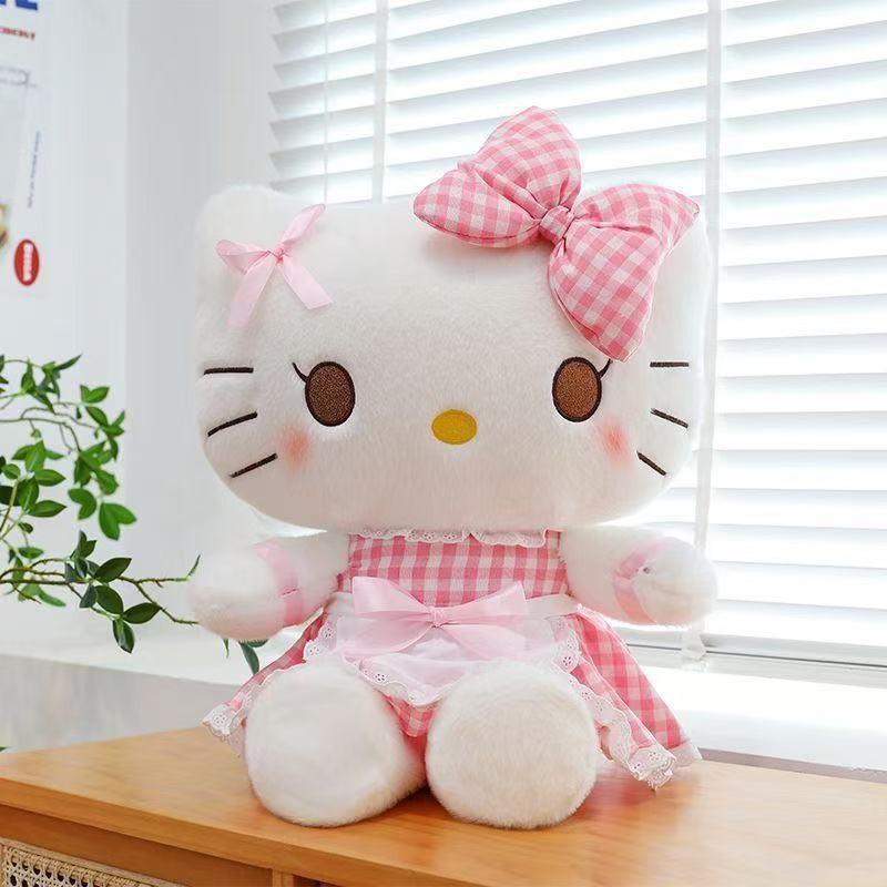 Hello Kitty Plush Doll With Short Pile Cotton Filling For Kids And Collectors