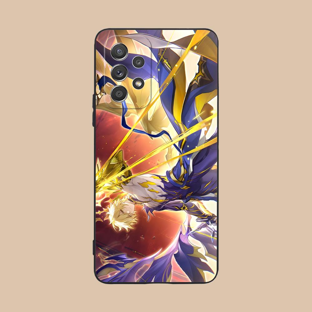 Чехол для телефона Honkai Impact Phainon для Samsung Galaxy A73 72 71 70 56 55 54 53 52 36 35 34 23 16 15 5G Цветной Защитный Роскошный