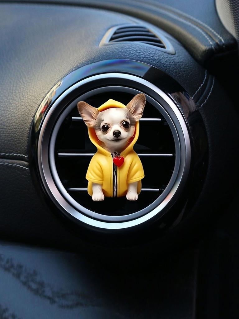 Милый мультяшный 2D котенок, клипса для вентиляции, освежитель воздуха для автомобиля, аромадиффузор для воздуховыпускного отверстия автомобильного кондиционера, украшение салона автомобиля