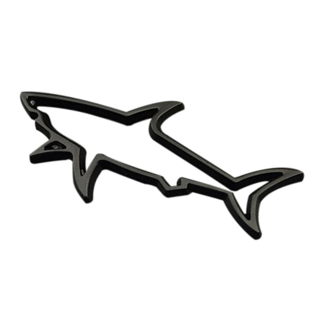 Motorcycle Automobiles Car Styling Sticker Emblem Badge Decals Hollow Shark Fish Car Decoration
