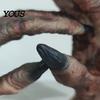 Удобные Латексные Перчатки Ужасов 1 Пара Костюм на Хэллоуин для Взрослых Детей, Детализированные Перчатки Руки Зомби, Страшная Рука Призрака Косплей Аксессуар Маскарад