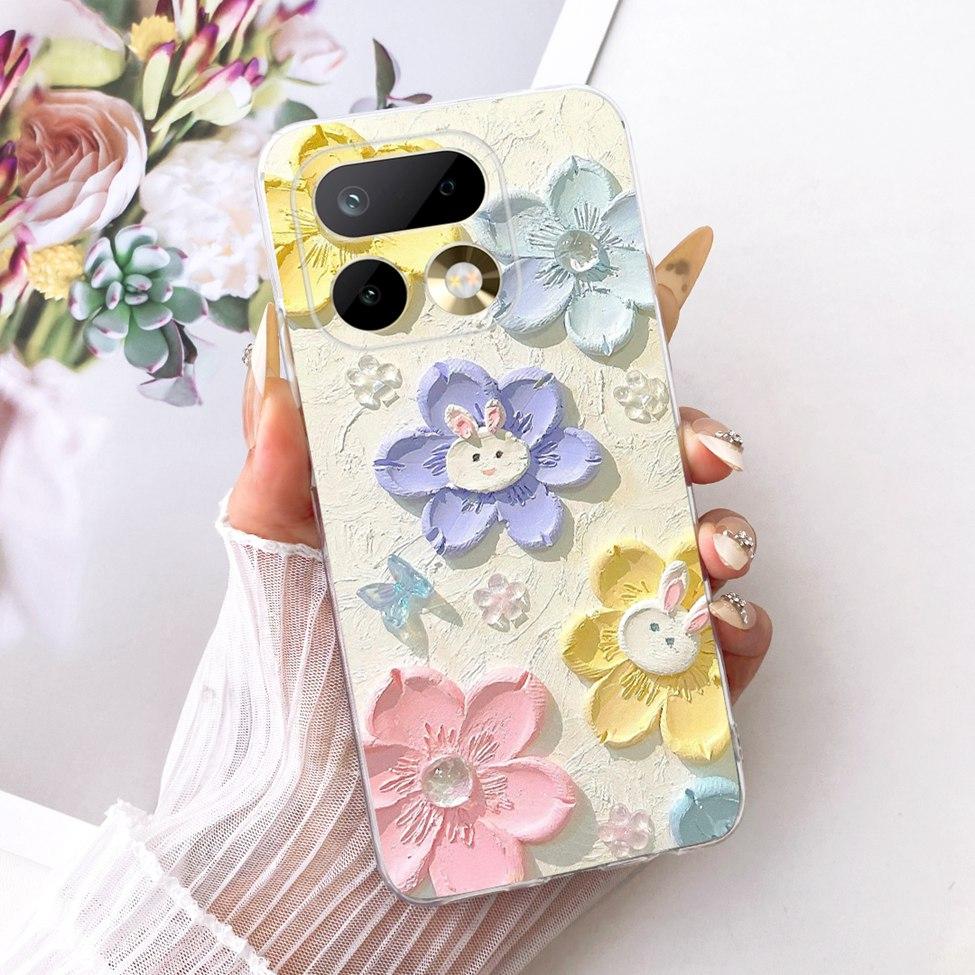 Transparent For Realme 16 Pro 5G Case Luxury Cute Cat Fashion Butterfly Cool Painted Casing For Realme RMX5121 RMX5120