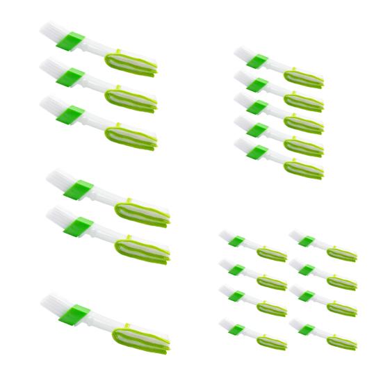 Мини-щетка для чистки вентиляционных отверстий автомобиля, ручка для автомобильной вентиляции, двухсторонняя насадка из микрофибры, очиститель кондиционера, инструмент для удаления пыли и детализации