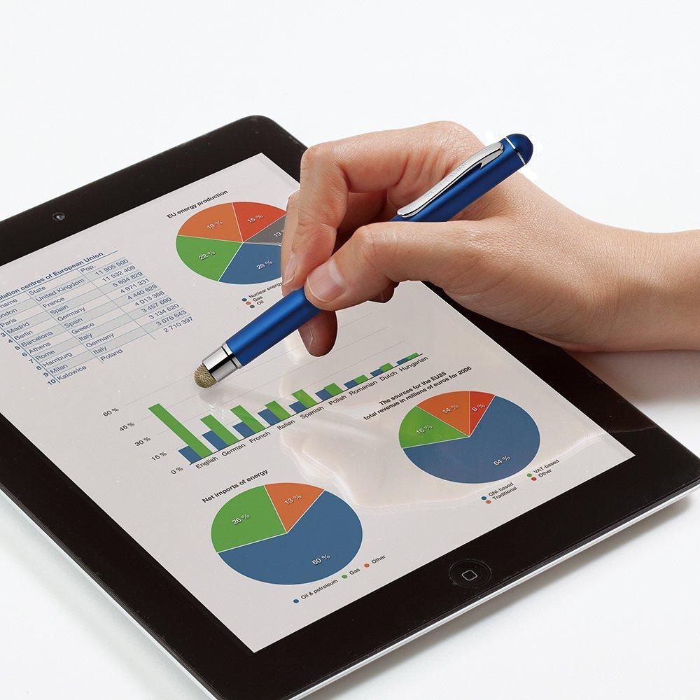 Zebra Stylus U4 Ballpoint Pen with Touch Pen, Black, P-ATU4-BK